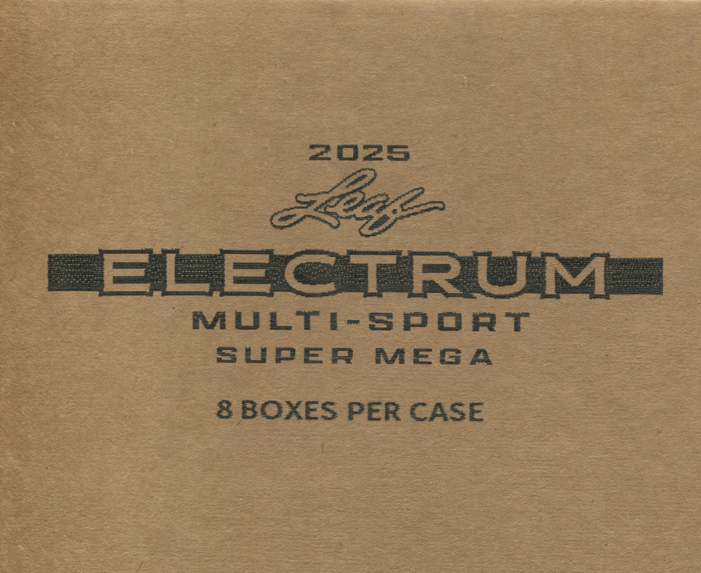 2025 Leaf Electrum Multi-Sport Super Mega Box, 8 Box Case