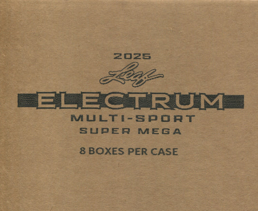 2025 Leaf Electrum Multi-Sport Super Mega Box, 8 Box Case