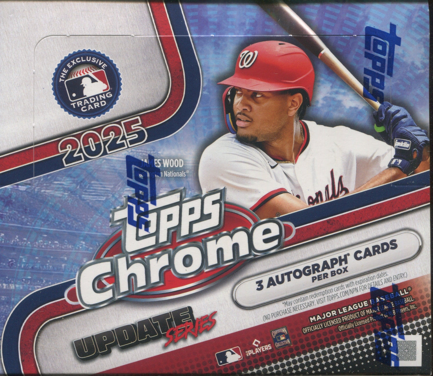 2025 Topps Chrome Update Series Baseball Jumbo, 8 Box Case