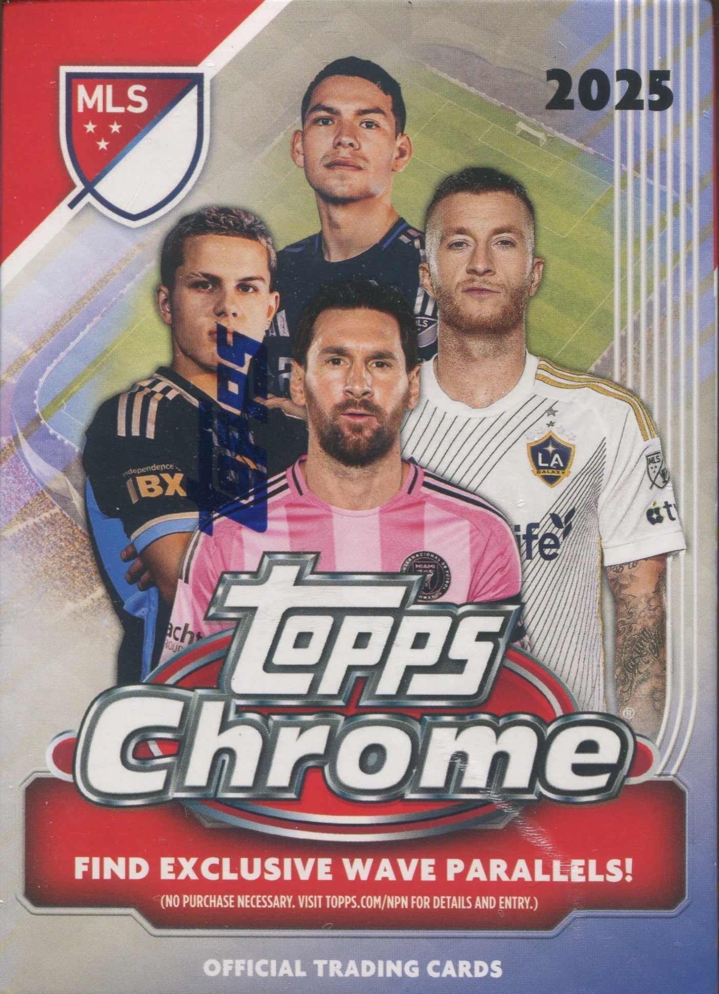 2025 Topps MLS Chrome Soccer Blaster, Box