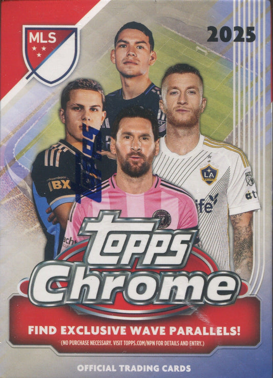 2025 Topps MLS Chrome Soccer Blaster, Box