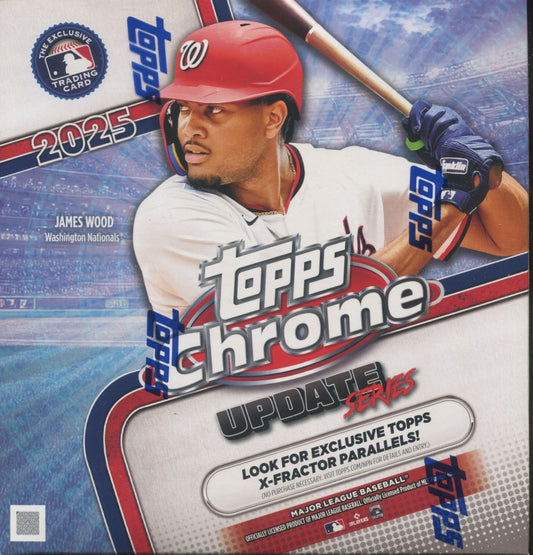 2025 Topps Chrome Update Series Baseball Mega, Box