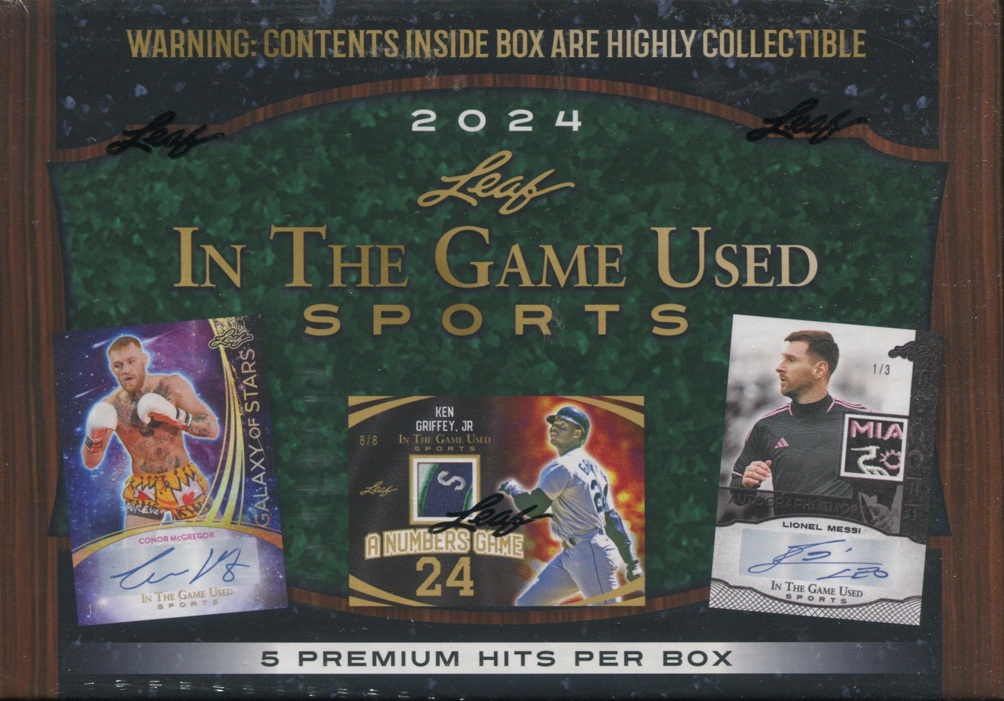 2024 Leaf In The Game Used Multi-Sport Hobby, Box