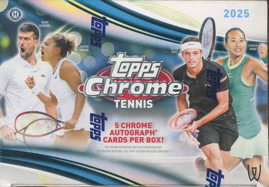2025 Topps Chrome Tennis Delight, Box