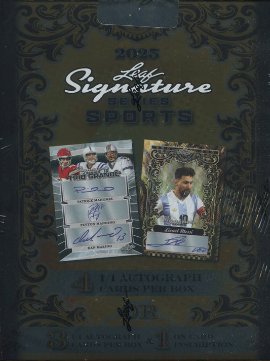 2025 Leaf Signature Series Multi-Sport Hobby, Box
