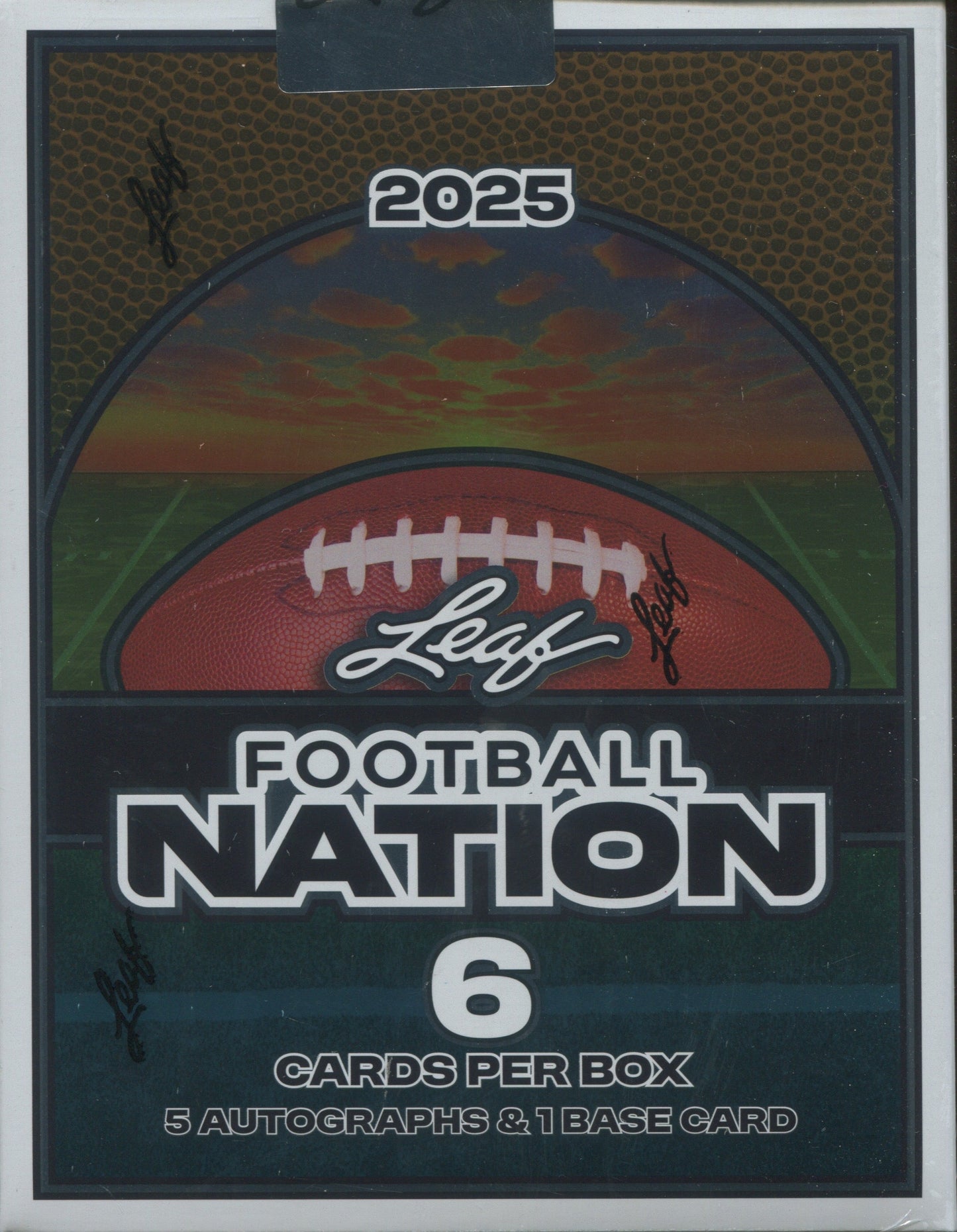 2025 Leaf Football Nation Hobby, 12 Box Case