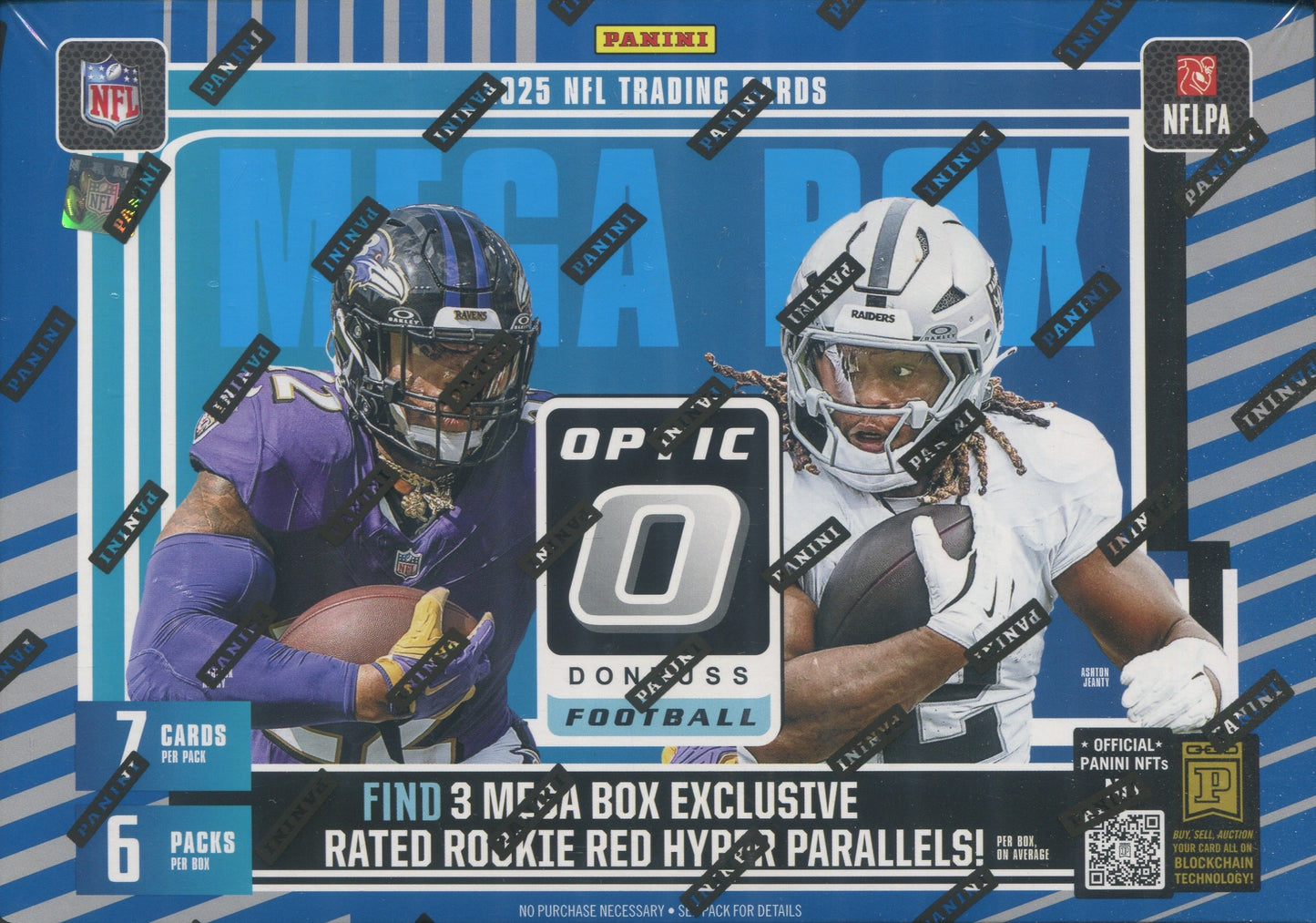 2025 Panini Donruss Optic Football Hobby, 20 Mega Box Case (Red Hyper Parallels)