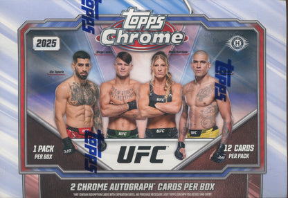 2025 Topps Chrome UFC Delight, Box