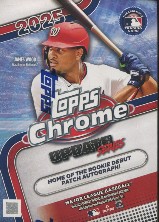 2025 Topps Chrome Update Series Baseball Blaster, Box