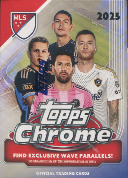 2025 Topps MLS Chrome Soccer Blaster, 40 Box Case