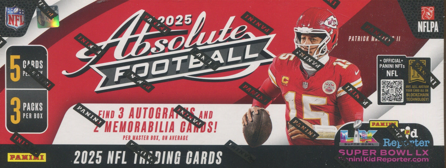 2025 Panini Absolute Football Hobby, Box