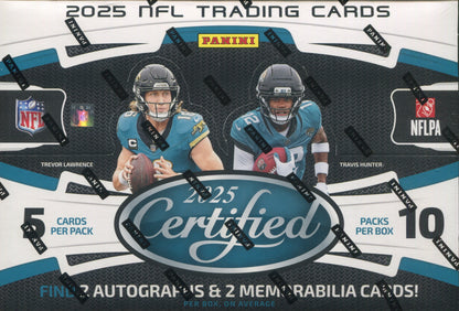 2025 Panini Certified Football Hobby, Box