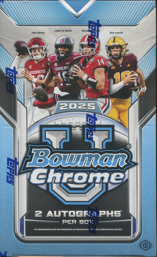 2025 Bowman Chrome University Football Hobby, Box