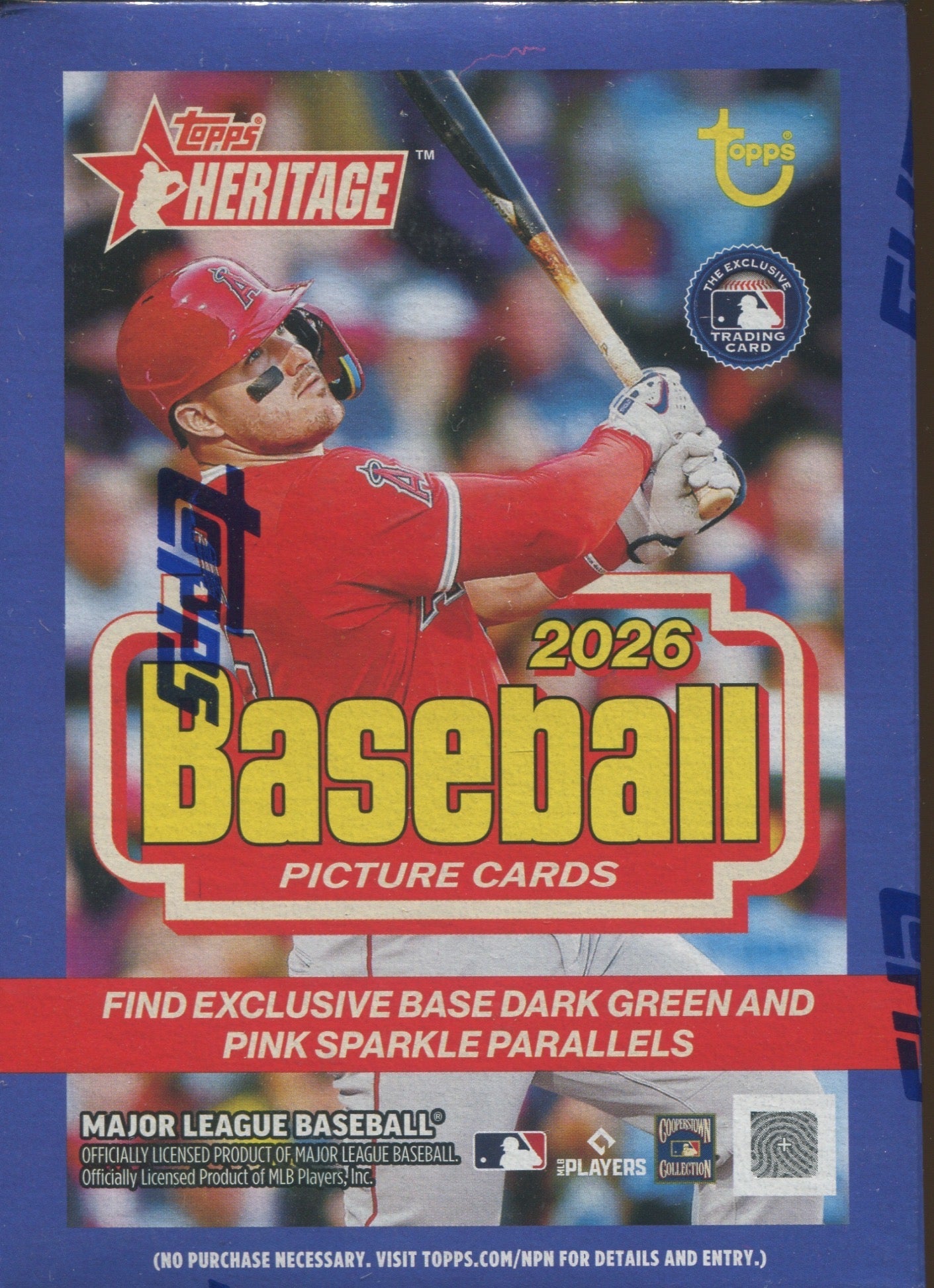 2026 Topps Heritage Baseball Blaster, 40 Box Case