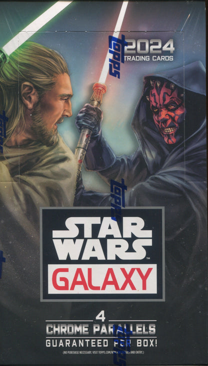 2024 Topps Star Wars Galaxy Chrome Hobby, 12 Box Case