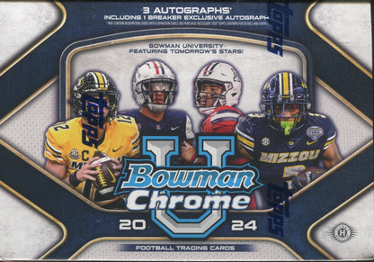 2024 Bowman Chrome University Football Brker Delight, Box
