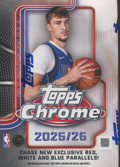 2025-26 Topps Chrome Basketball Blaster, Box
