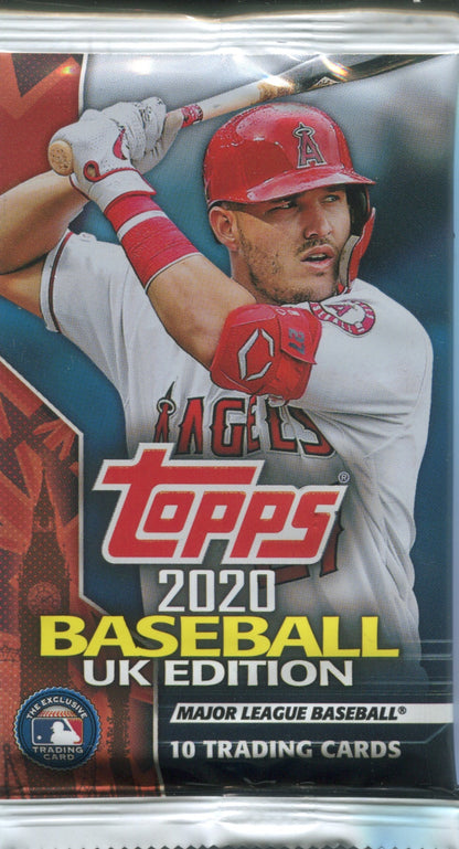 2020 Topps UK Edition Hobby Baseball, Pack