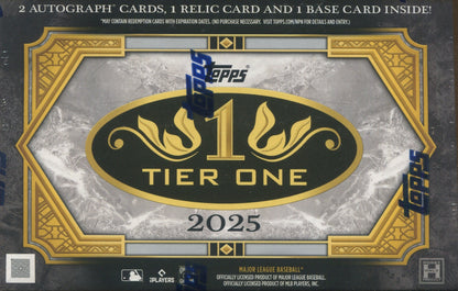 2025 Topps Tier One Baseball Hobby, Box