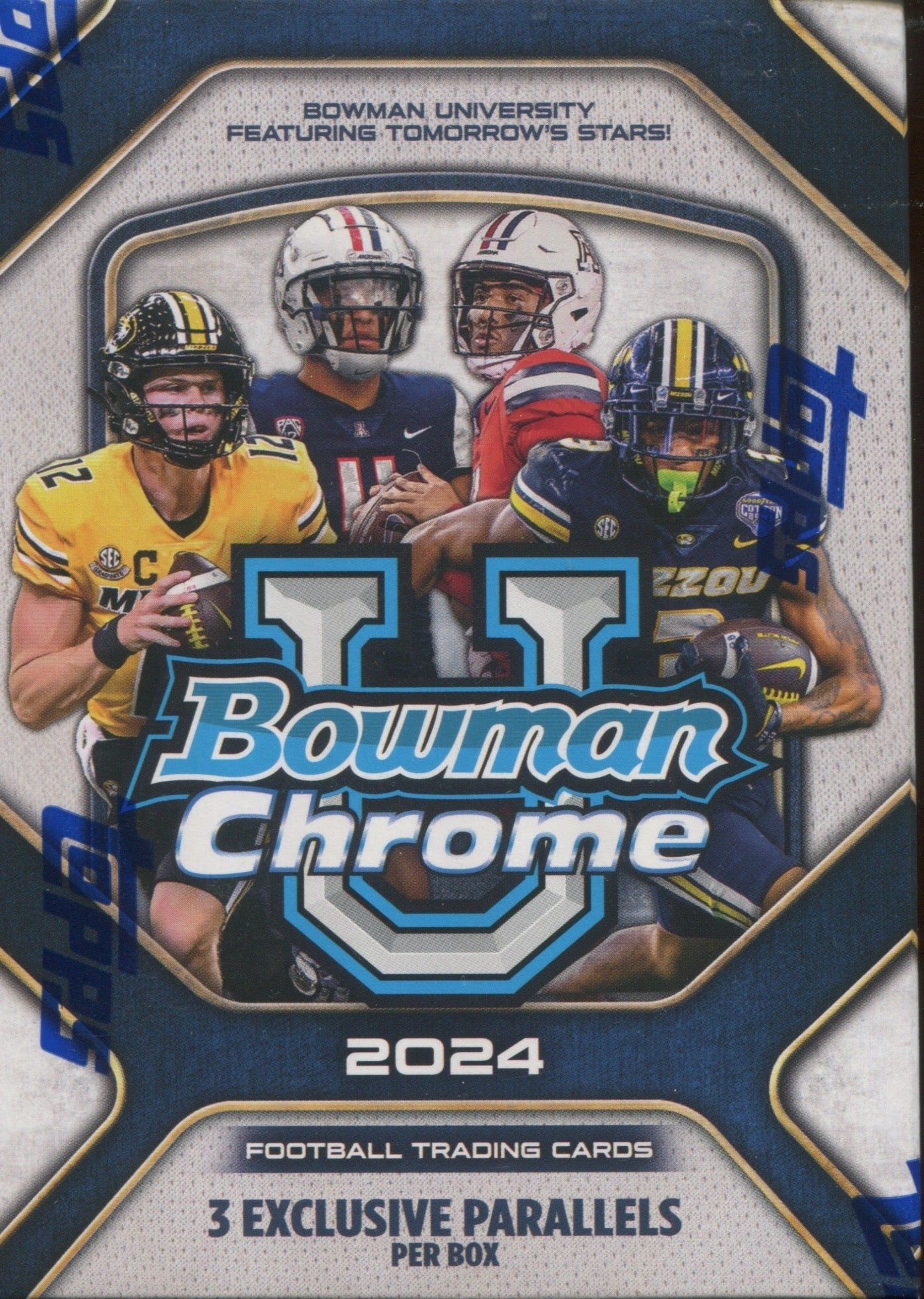 *LAST CASE* 2024 Bowman Chrome University Football, 40 Blaster Box Case