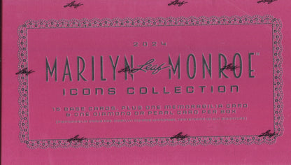 2024 Leaf Marilyn Monroe Icons Collection Hobby, 4 Box Case