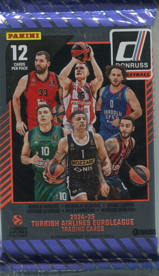 2024-25 Panini Donruss Euroleague Basketball Hobby, Pack