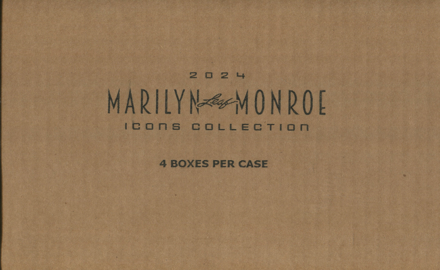 2024 Leaf Marilyn Monroe Icons Collection Hobby, 4 Box Case