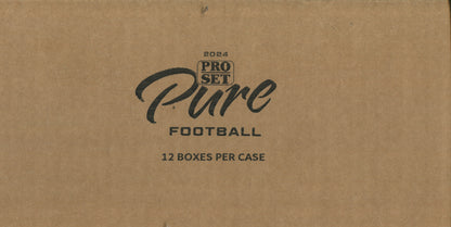 2024 Pro Set Pure Football Hobby, 12 Box Case