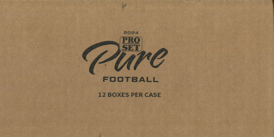2024 Pro Set Pure Football Hobby, 12 Box Case