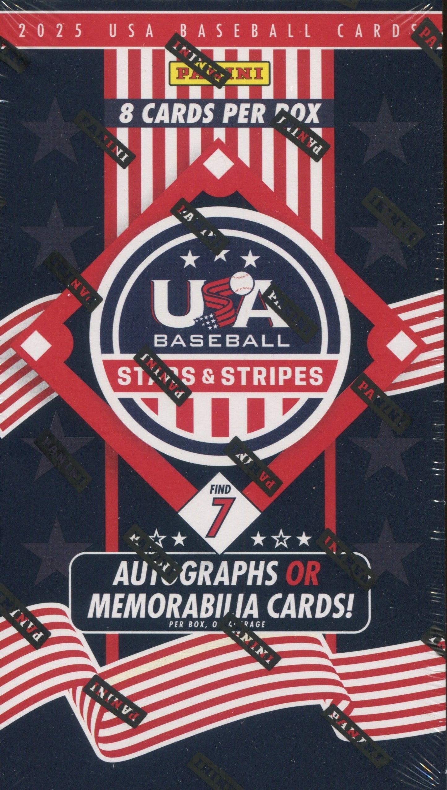 2025 Panini Stars and Stripes USA Baseball Hobby, Box