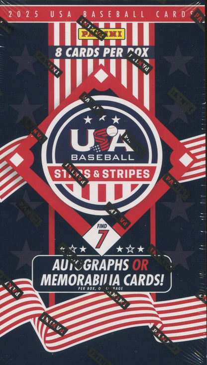 2025 Panini Stars and Stripes USA Baseball Hobby, Box