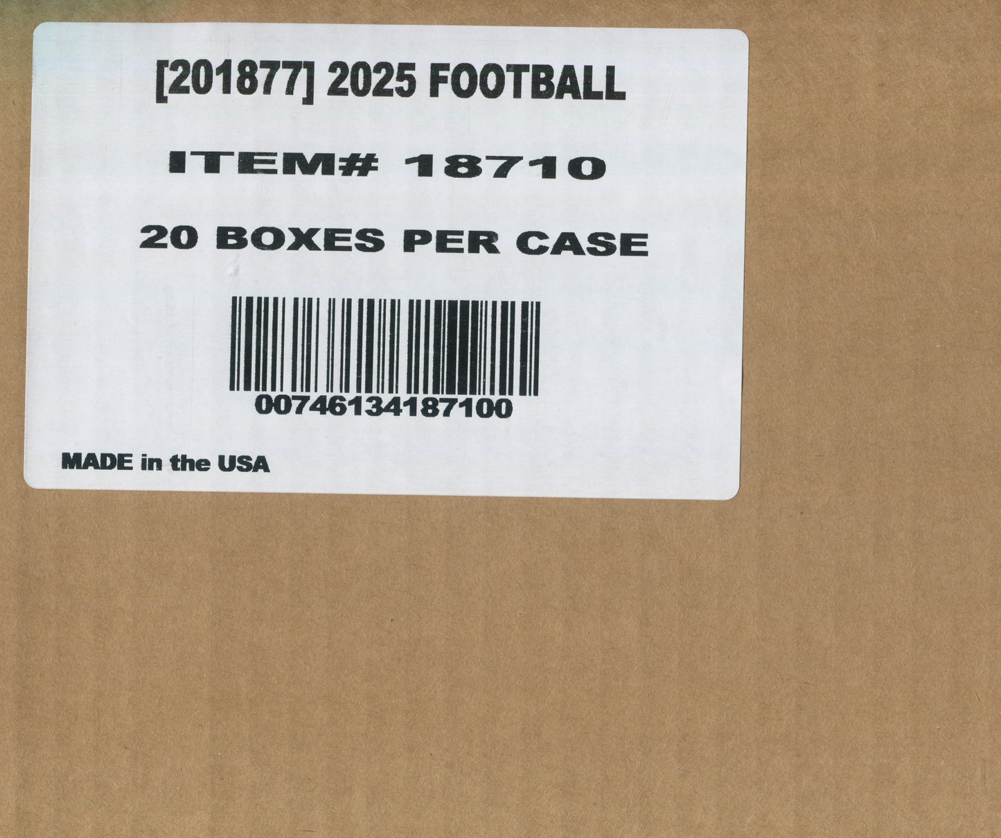 2025 Panini Phoenix Football International, 20 Mega Box Case