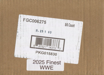 2025 Topps Finest WWE Hobby, 8 Box Case