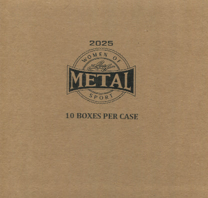 2025 Leaf Metal Women of Sport Hobby, 10 Box Case