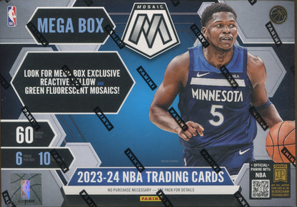 2023-24 Panini Mosaic Basketball Target Mega, Box (Reactive Yellow & Green Fluorescent)