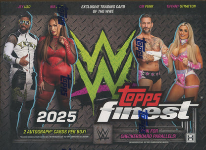 2025 Topps Finest WWE Hobby, 8 Box Case