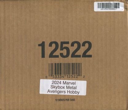 2024 Marvel Avengers Metal Universe, 12 Hobby Box Case