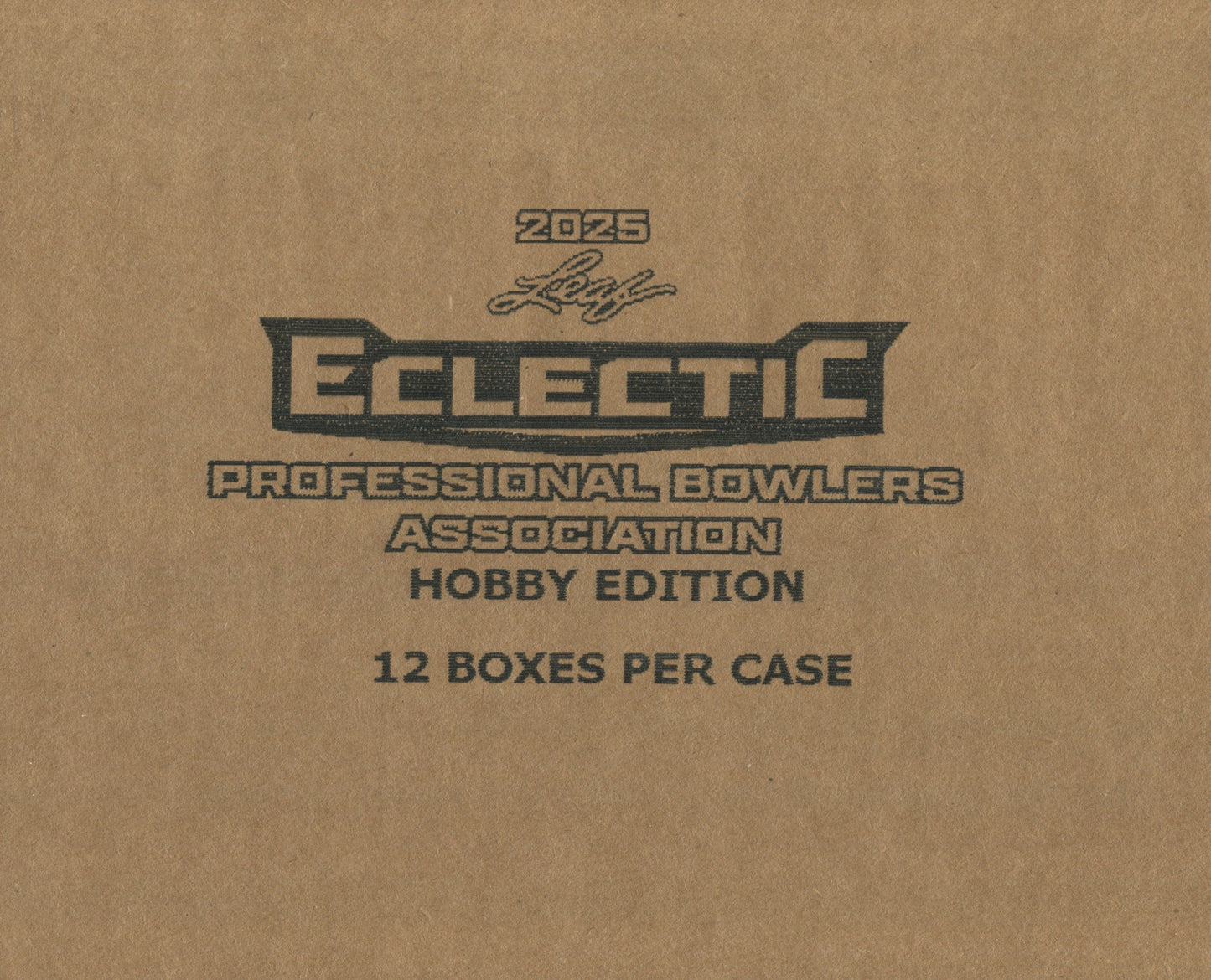 2025 Leaf Eclectic Professional Bowlers Association PBA Hobby, 12 Box Case