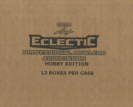 2025 Leaf Eclectic Professional Bowlers Association PBA Hobby, 12 Box Case