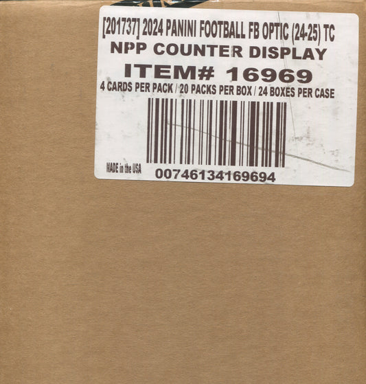 2024 Panini Donruss Optic Football Retail, 24 Box Case