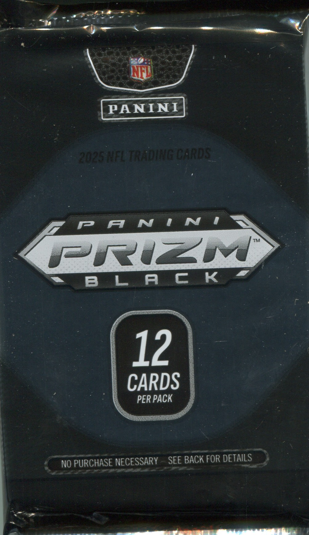 2025 Panini Prizm Black Football Hobby, Pack