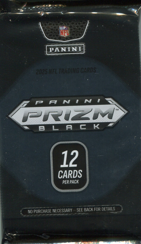 2025 Panini Prizm Black Football Hobby, Pack