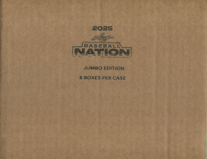 2025 Leaf Baseball Nation Jumbo, 8 Box Case