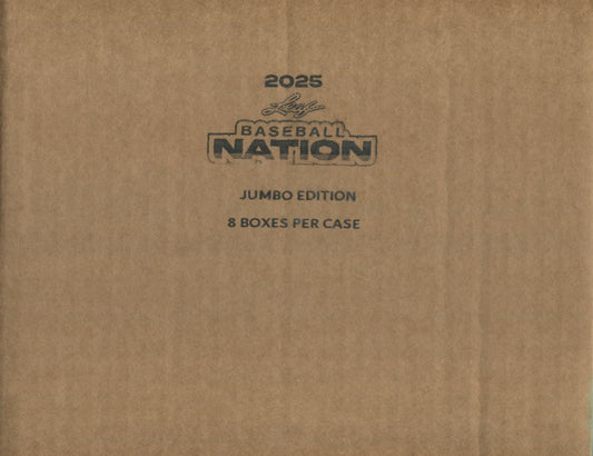 2025 Leaf Baseball Nation Jumbo, 8 Box Case