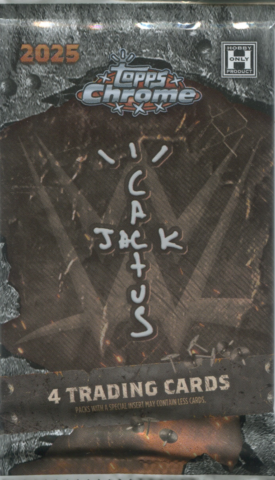 2025 Topps Chrome WWE x Cactus Jack Hobby, Pack