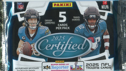 2025 Panini Certified Football Hobby, Pack