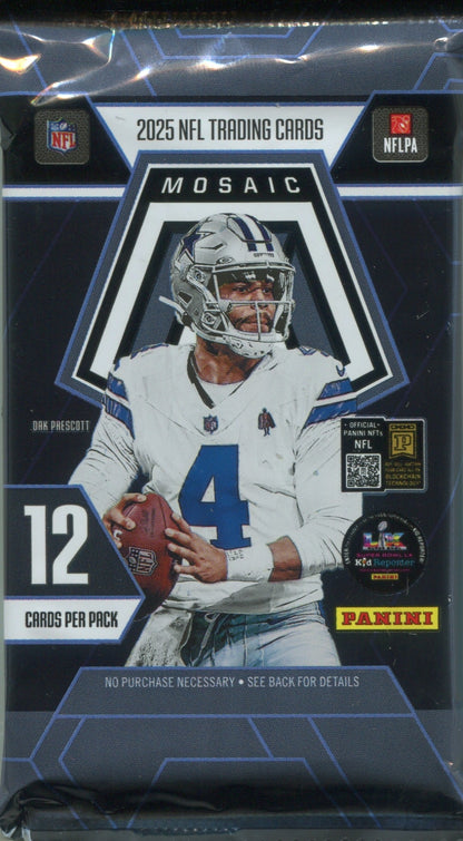 2025 Panini Mosaic Football No Huddle, Pack