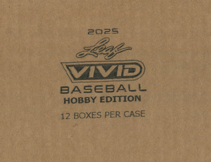 2025 Leaf Vivid Baseball Hobby, 12 Box Case
