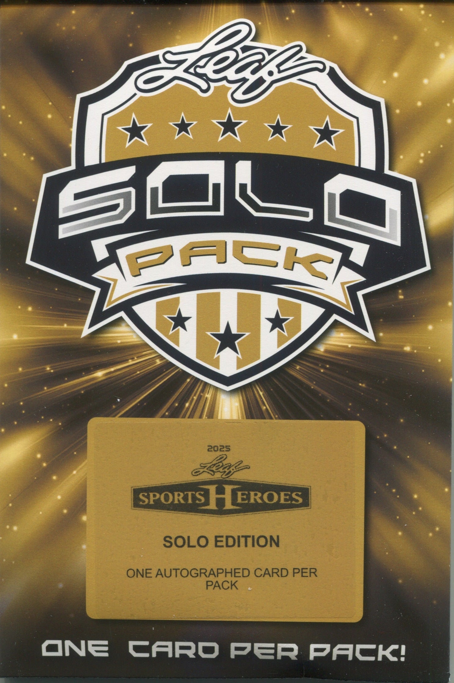 2025 Leaf Metal Sports Heroes Hobby, 25 Solo Pack Case
