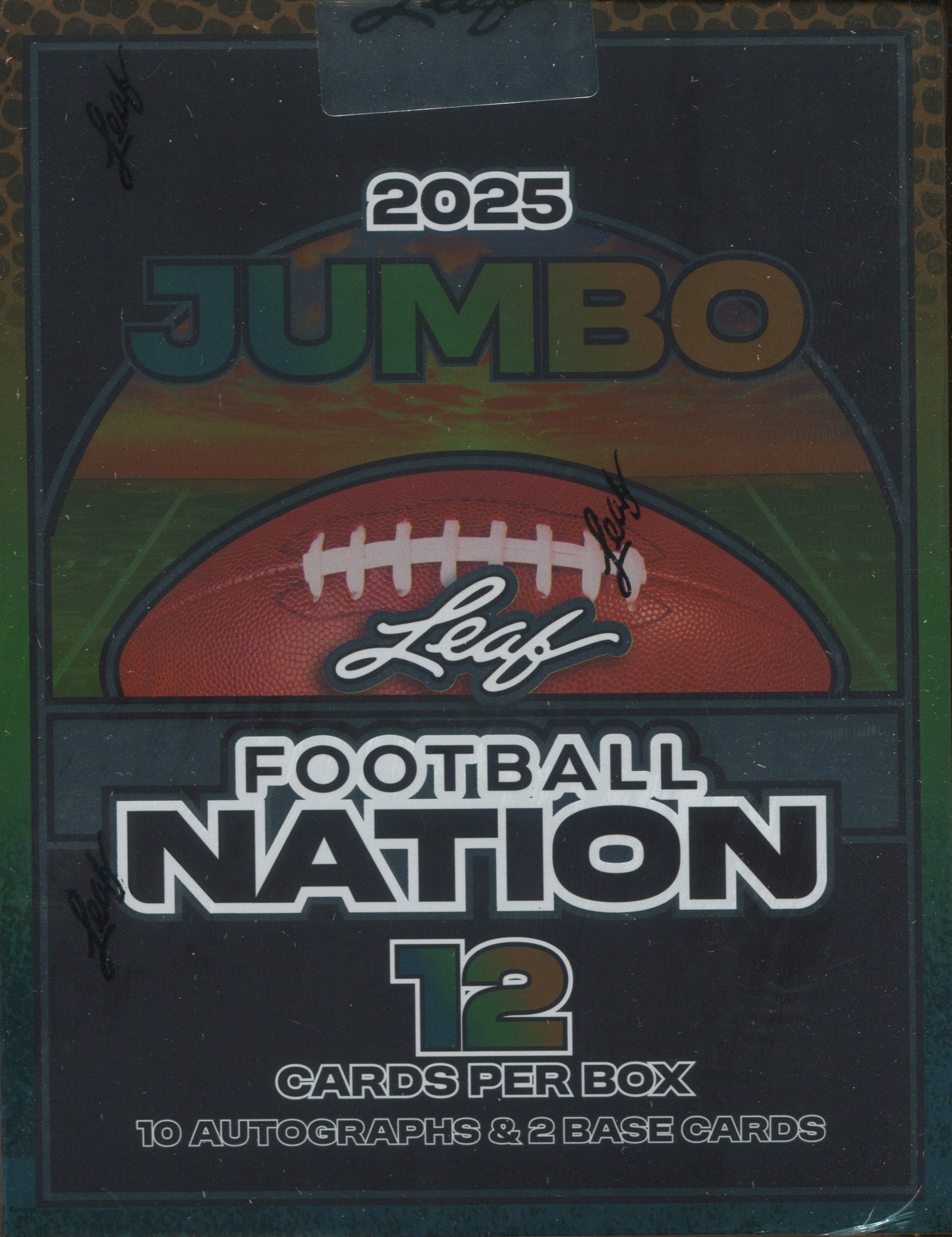 2025 Leaf Football Nation Jumbo, Box